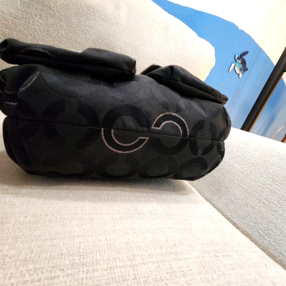 Coach Poppy Signature C's Shoulder Bag Purse c - Picture 8 of 14